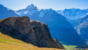 First Cliff Walk on First near Grindelwald, Switzerland