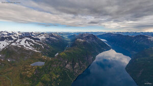 Fjords near Hellesylt, Norway