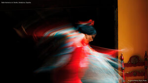 Baile flamenco en Sevilla, Andalucía, España