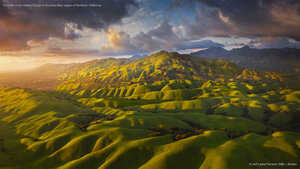 Foothills of the Diablo Range in the East Bay region of Northern California