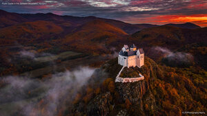 Füzér Castle in the Zemplén Mountains, Hungary
