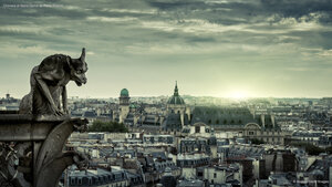 Chimera of Notre-Dame de Paris, France