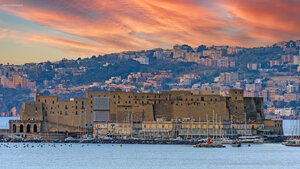 Castel dell’Ovo, Baia di Napoli, Napoli, Campania