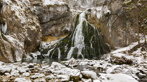 Golling Waterfall, Tennengau, Salzburg, Austria