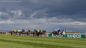 The Grand National at Aintree Racecourse, England