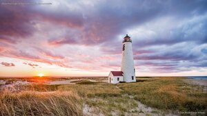 Great Point Light on Nantucket Island, Massachusetts