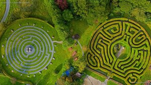 Greenan Maze in County Wicklow, Ireland