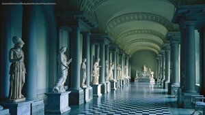 Gustav III´s Museum of Antiquities in Stockholm Palace, Sweden