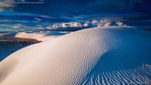 Gypsum sand dunes, White Sands National Park, New Mexico