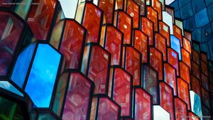 Harpa Concert Hall in Reykjavík, Iceland