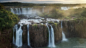 The Three Musketeers Falls at Iguazú Falls, Argentina