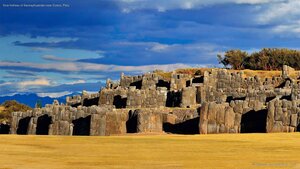 Inca fortress of Sacsayhuamán near Cusco, Peru