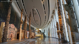 Interior exhibits of the Canadian Museum of History