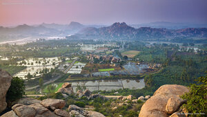 Scenery around Hampi, Karnataka
