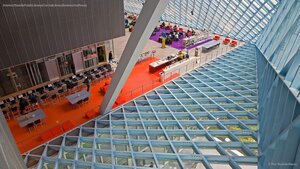 Interior of Seattle Public Library’s Central Library