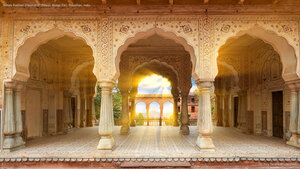 Sattais Katcheri (Court of 27 Pillars), Amber Fort, Rajasthan, India