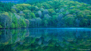 Kagami-ike (Mirror Pond), Nagano, Japan