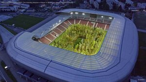 Klaus Littmann's 'FOR FOREST: The Unending Attraction of Nature' in Wörthersee Stadion, Klagenfurt, Austria