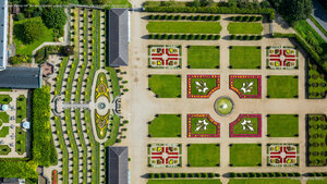 Kloster Kamp mit Terrassengarten und Klosterbarockgarten, Kamp-Lintfort, Niederrhein
