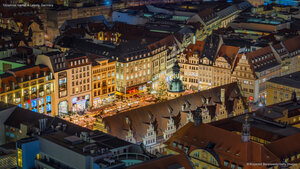 Christmas market in Leipzig, Germany