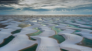 Lençóis Maranhenses National Park in the state of Maranhão, Brazil