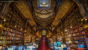 Livraria Lello, a bookstore in Porto, Portugal