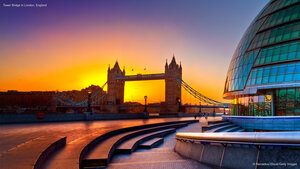 Tower Bridge in London, England