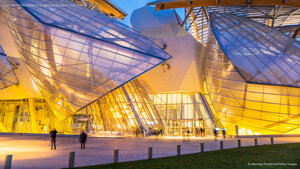 Louis Vuitton Foundation in the Bois de Boulogne, Paris, France