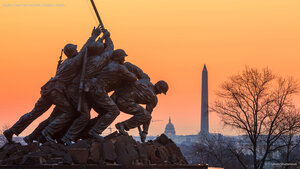 Marine Corps War Memorial, Arlington, Virginia
