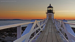 Marshall Point Lighthouse in Port Clyde, Maine