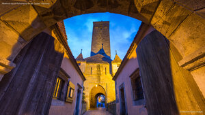 Medieval city of Rothenburg ob der Tauber, Germany