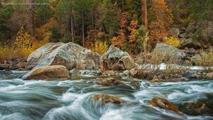 Merced River in Yosemite National Park, California