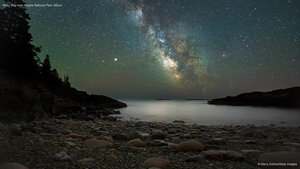 Milky Way over Acadia National Park, Maine