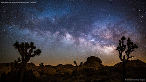 Milky Way over Joshua Tree National Park, California