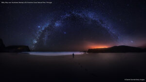 Milky Way over Southwest Alentejo and Vicentine Coast Natural Park, Portugal