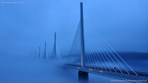 Viaduc de Millau, Aveyron, France