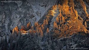 Mittenwalder Hütte in the Bavarian Alps of Germany