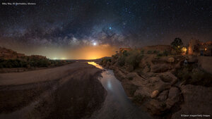 Milky Way, Aït Benhaddou, Morocco