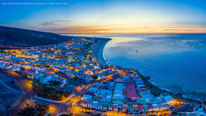 Morro Jable and Playa del Matorral, Fuerteventura, Canary Islands, Spain
