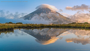 Mount Taranaki, Egmont National Park, North Island, New Zealand