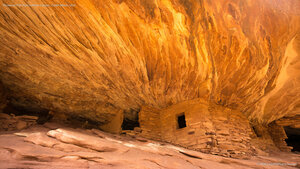 House on Fire Ruin in Mule Canyon, Cedar Mesa, Utah