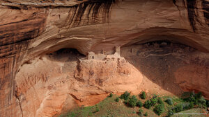 Mummy Cave ruins, Canyon de Chelly National Monument, Arizona