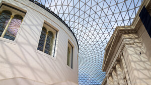 The Great Court of the British Museum, London, England