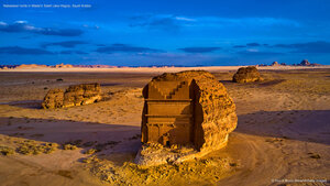 Nabataean tomb in Mada'in Saleh (aka Hegra), Saudi Arabia
