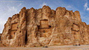 Naqsh-e Rostam archaeological site near Persepolis, Iran