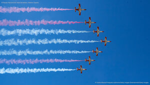 El Equipo Nacional de Vuelo Acrobático, Madrid, España
