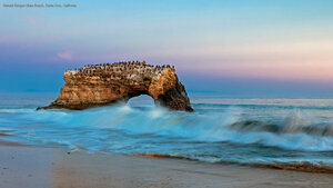 Natural Bridges State Beach, Santa Cruz, California