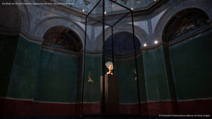 Die Büste der Königin Nofretete, Ägyptisches Museum, Museumsinseln Berlin