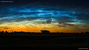 Noctilucent clouds in Lithuania