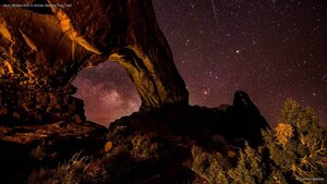 North Window Arch in Arches National Park, Utah